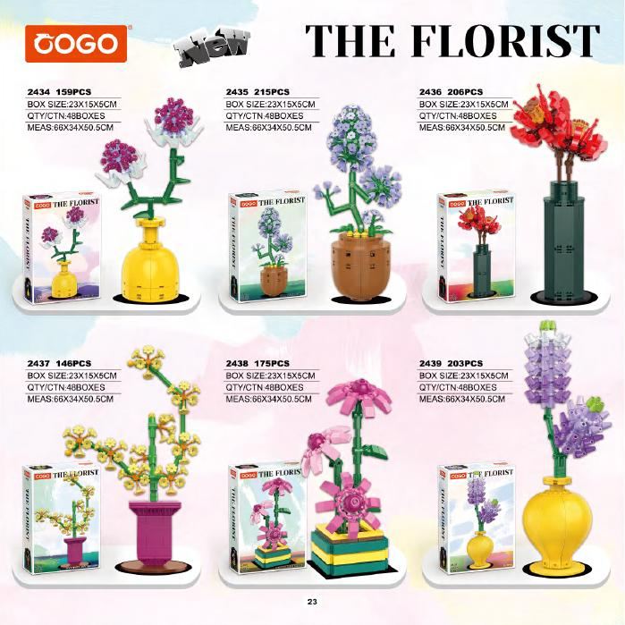 The Florist sets from the Cogo catalogue