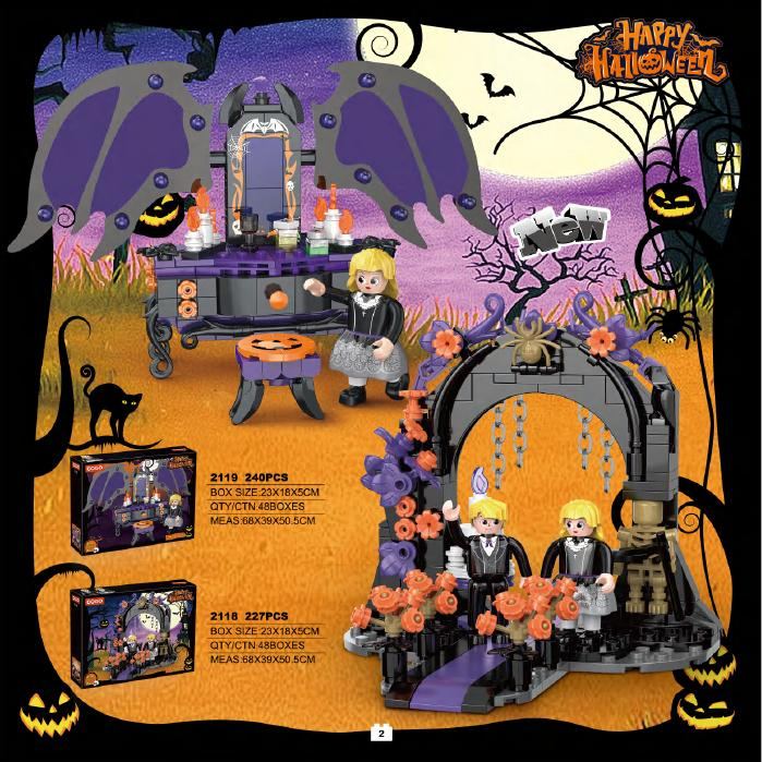 Halloween sets from the Cogo catalogue