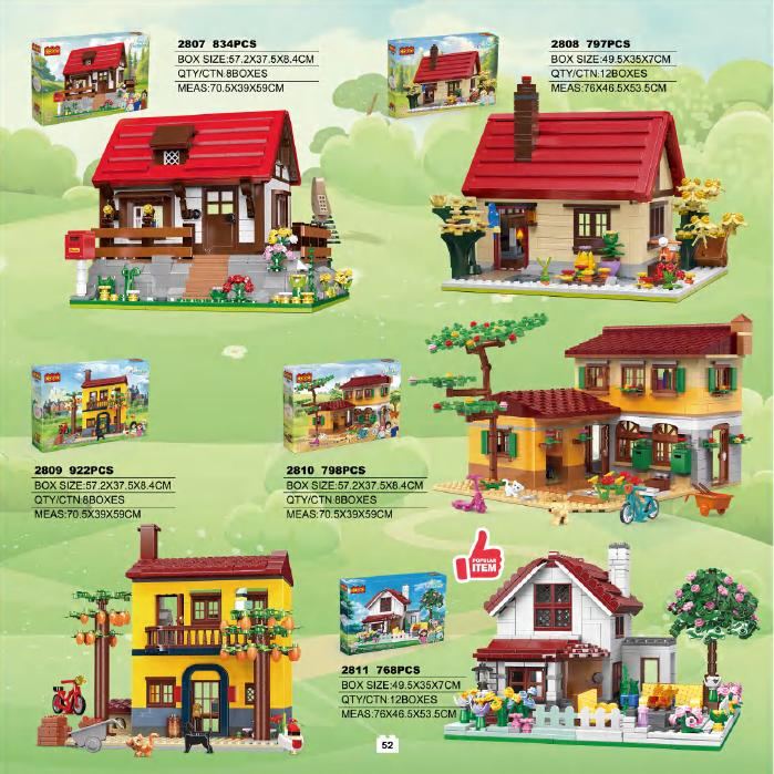 Merry Days sets from the Cogo catalogue