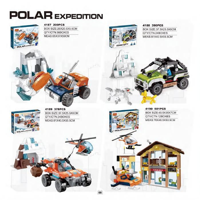 Polar Expedition sets from the Cogo catalogue
