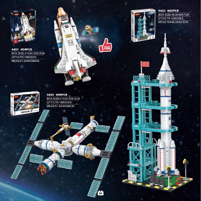 Space Explorers sets from the Cogo catalogue