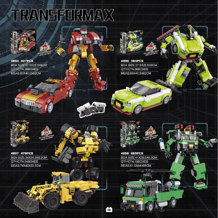 Transformax sets from the Cogo catalogue