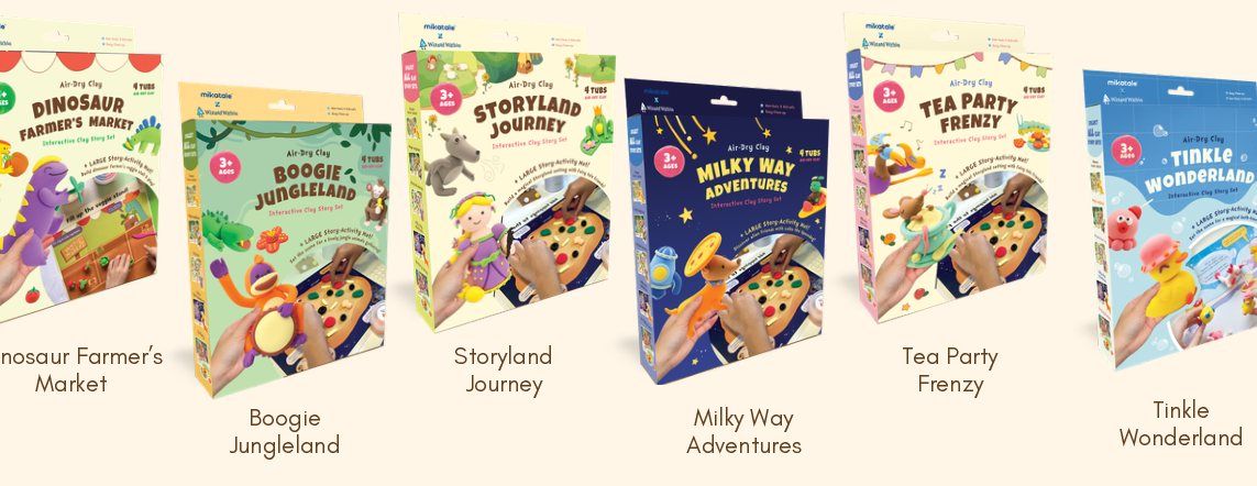 Six Funland medium playset boxes