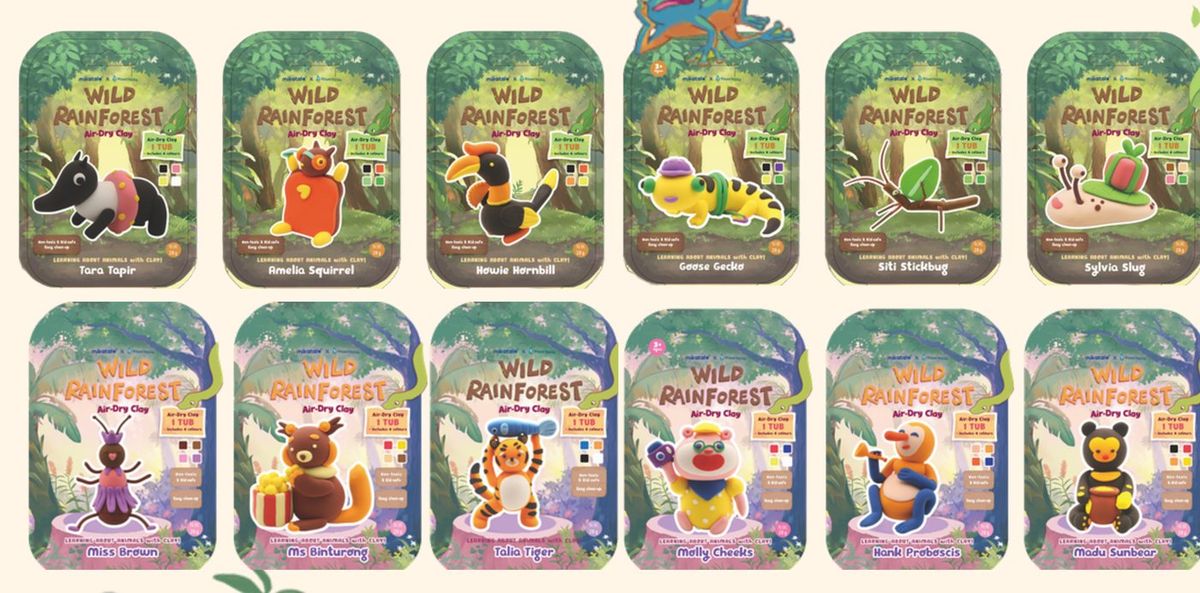 Wild Rainforest mini story cards